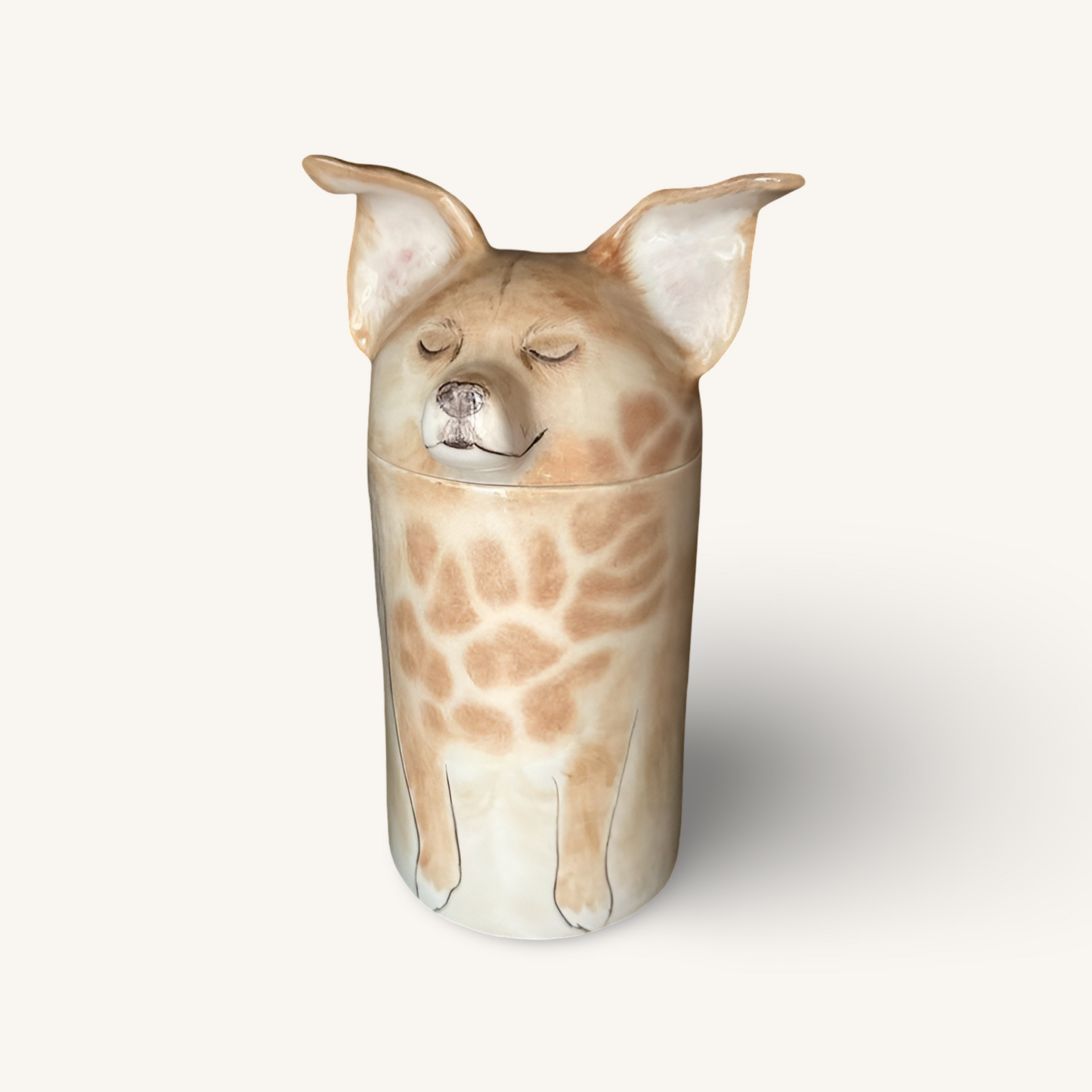 Personalised Hand-Painted Memorial Dog Urn