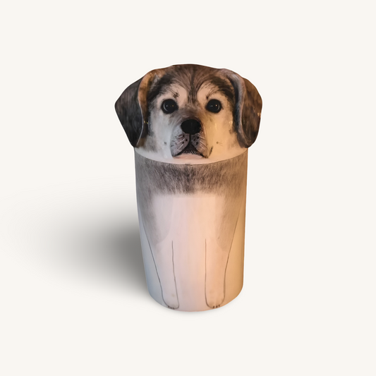 Personalised Hand-Painted Memorial Dog Urn