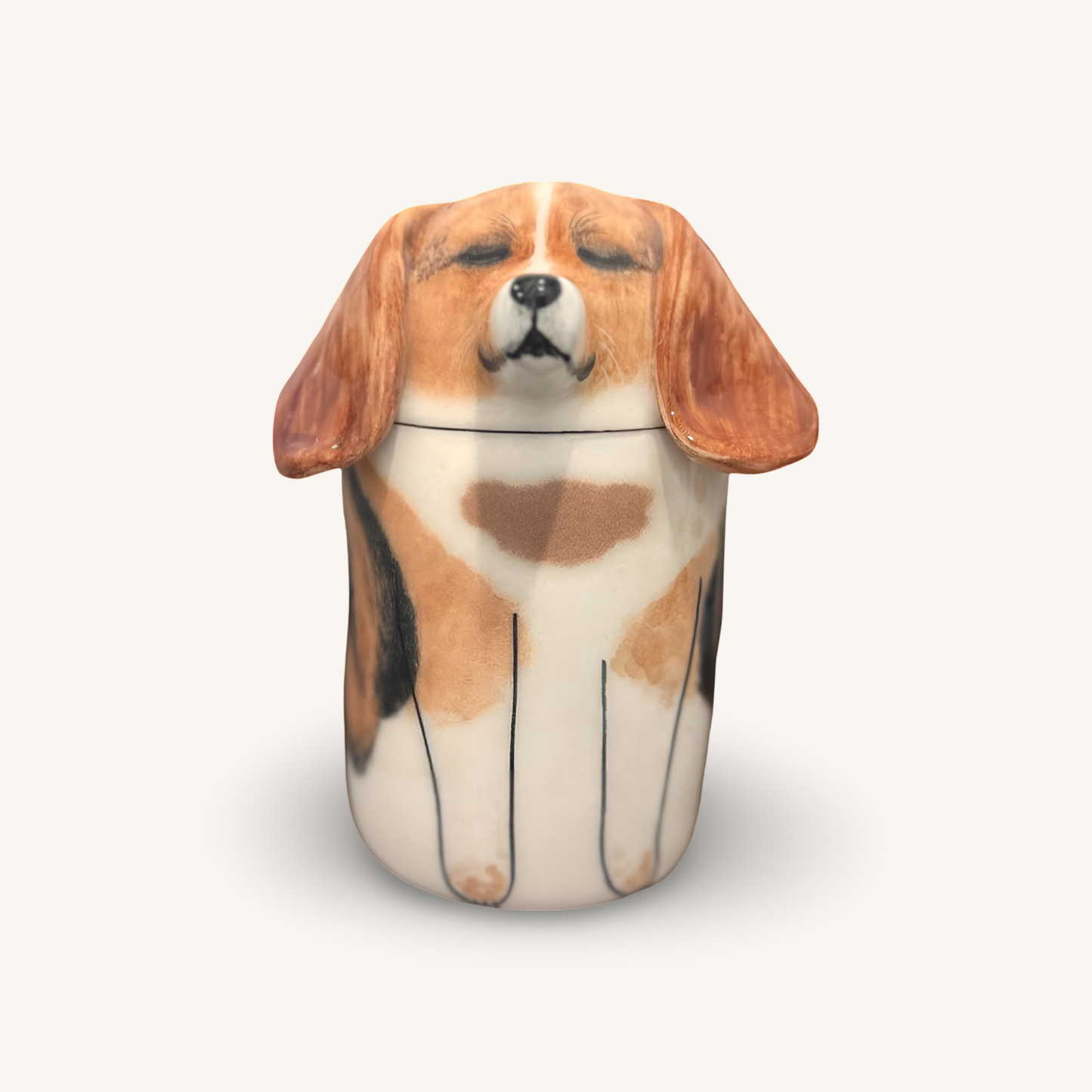 Personalised Hand-Painted Memorial Dog Urn